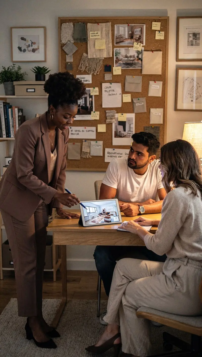 Łazienka z nowoczesnymi akcentami, w tym dużą wanną i szklanym prysznicem.