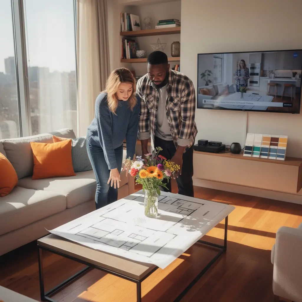 Łazienka z eleganckimi płytkami i stylowym oświetleniem, idealna do relaksu.